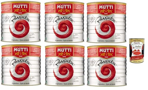 Mutti Passata di Pomodoro Tomatenpaste Tomaten sauce 100% Italienisch 6x 2.5 kg + Italian Gourmet polpa 400g Mutti Passata di Pomodoro Tomatenpaste Tomaten sauce 100% Italienisch 6x 2.5 kg + Italian Gourmet polpa 400g von Italian Gourmet E.R.