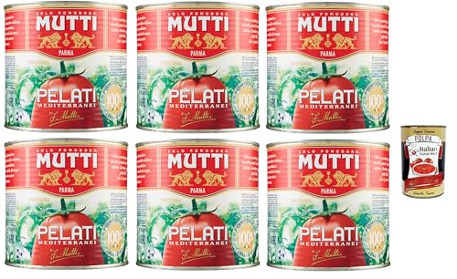 Mutti Professional Sugo Pelati Mediterranei Mediterrane Geschälte Tomaten, medeterrian style peeled tomatoes 6x 2,5Kg + italian gourmet polpa 400g Mutti Professional Sugo Pelati Mediterranei Mediterrane Geschälte Tomaten, medeterrian style peeled tomatoes 6x 2,5Kg + italian gourmet polpa 400g von Italian Gourmet E.R.
