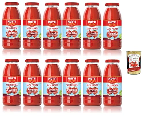 Mutti Salsa Pronta Pomodoro Pizzutello Tomatensauce 100% Italienisch wuth pizzutello tomatoes 12x 300g + Italian Gourmet polpa 400g Mutti Salsa Pronta Pomodoro Pizzutello Tomatensauce 100% Italienisch wuth pizzutello tomatoes 12x 300g + Italian Gourmet polpa 400g von Italian Gourmet E.R.