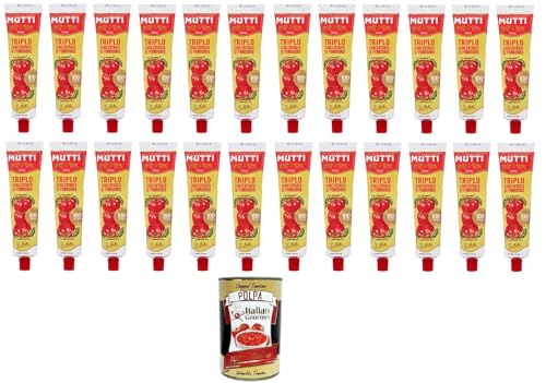 Mutti Triplo concentrato di Pomodoro Tomatenkonzentrat 24x 185gr + Italian Gourmet polpa 400g von Italian Gourmet E.R.