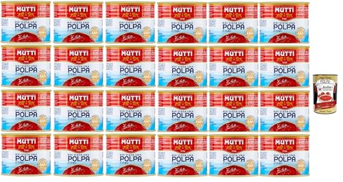 Mutti polpa di Pomodoro Tomatenpulpe Tomaten sauce 100% Italienisch 24x 210g dose + Italian gourmet Polpa Mutti polpa di Pomodoro Tomatenpulpe Tomaten sauce 100% Italienisch 24x 210g dose + Italian gourmet Polpa von Italian Gourmet E.R.