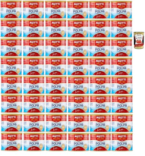 Mutti polpa di Pomodoro Tomatenpulpe Tomaten sauce 100% Italienisch 48x 210g dose + Italian gourmet Polpa Mutti polpa di Pomodoro Tomatenpulpe Tomaten sauce 100% Italienisch 48x 210g dose + Italian gourmet Polpa von Italian Gourmet E.R.