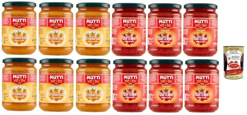 Mutti sugo di Pomodori Datterini Gialli e rossi interi, Mutti sauce Tomaten Ganze und rote und gelbe Dutters in Saft 12x 350 g + Italian Gourmet polpa 400g Mutti sugo di Pomodori Datterini Gialli e rossi interi, Mutti sauce Tomaten Ganze und rote und gelbe Dutters in Saft 12x 350 g + Italian Gourmet polpa 400g von Italian Gourmet E.R.