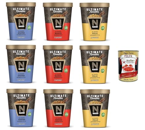 NAKED ULTIMATE Testpaket Japanese, Korean, Chinese Style Gusto Pollo, Manzo, Anatra Nach japanischer, koreanischer und chinesischer Art: Huhn, Rind, Ente 9x90gr + Italian Gourmet polpa 400g NAKED ULTIMATE Testpaket Japanese, Korean, Chinese Style Gusto Pollo, Manzo, Anatra Nach japanischer, koreanischer und chinesischer Art: Huhn, Rind, Ente 9x90gr + Italian Gourmet polpa 400g von Italian Gourmet E.R.