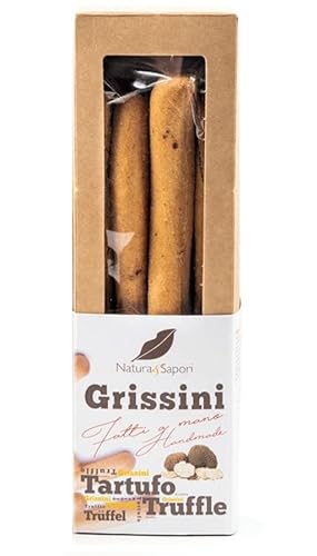 Natura e Sapori Grissini al Tartufo Grissini mit Trüffel Salziger Snack 130g von Italian Gourmet E.R.