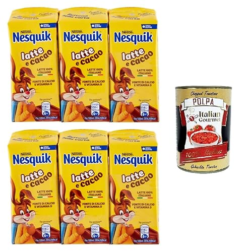 Nesquik Drink Latte e Cacao Milch und Kakao 6x 180ml+ Italian Gourmet polpa 400g Nesquik Drink Latte e Cacao Milch und Kakao 6x 180ml+ Italian Gourmet polpa 400g von Italian Gourmet E.R.