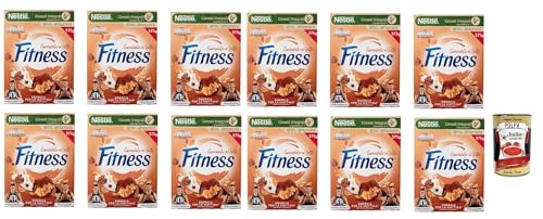 Nestlé FITNESS Cioccolato al latte, Milchschokolade, Cerealien Vollkorn, mit Schokolade und Vollkornmüsli, enthält Vitamine, Calcium & Eisen, 12x 375g + Italian Gourmet polpa 400g Nestlé FITNESS Cioccolato al latte, Milchschokolade, Cerealien Vollkorn, mit Schokolade und Vollkornmüsli, enthält Vitamine, Calcium & Eisen, 12x 375g + Italian Gourmet polpa 400g von Italian Gourmet E.R.