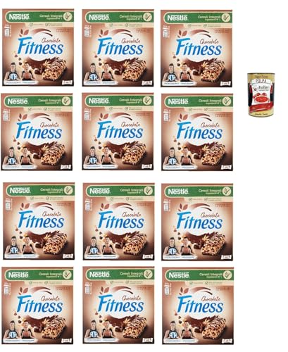 Nestlé Fitness Barrette di Cereali Integrali al cioccolato , Schokoladen Vollkornriegel, 12x 141g Packung, Jede Packung enthält 6 Riegel à 23,5g + Italian Gourmet polpa 400g Nestlé Fitness Barrette di Cereali Integrali al cioccolato , Schokoladen Vollkornriegel, 12x 141g Packung, Jede Packung enthält 6 Riegel à 23,5g + Italian Gourmet polpa 400g von Italian Gourmet E.R.