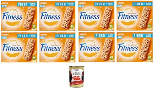 Nestle Fitness Müsliriegel mit Honiggeschmack, Vollkorn, Hafer, Quinoa und weißer Schokolade mit Honiggeschmack, 8x 80 g+ Italian Gourmet Polpa di Pomodoro 400g Nestle Fitness Müsliriegel mit Honiggeschmack, Vollkorn, Hafer, Quinoa und weißer Schokolade mit Honiggeschmack, 8x 80 g+ Italian Gourmet Polpa di Pomodoro 400g von Italian Gourmet E.R.