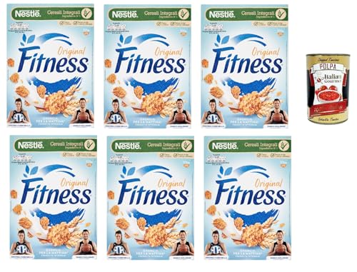 Nestlé Fitness Original Cerealien Vollkorn Weizen und Haferflocken 6x 375g + Italian Gourmet polpa 400g von Italian Gourmet E.R.