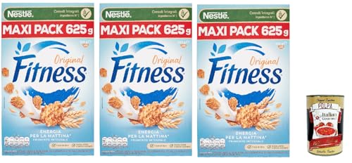 Nestlé Fitness Original Integrali, Cerealien Vollkorn Weizen und Haferflocken 3x 625g + Italian Gourmet polpa 400g Nestlé Fitness Original Integrali, Cerealien Vollkorn Weizen und Haferflocken 3x 625g + Italian Gourmet polpa 400g von Italian Gourmet E.R.