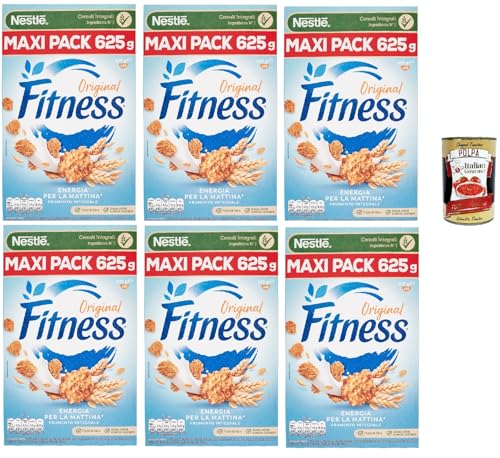 Nestlé Fitness Original Integrali, Cerealien Vollkorn Weizen und Haferflocken 6x 625g + Italian Gourmet polpa 400g Nestlé Fitness Original Integrali, Cerealien Vollkorn Weizen und Haferflocken 6x 625g + Italian Gourmet polpa 400g von Italian Gourmet E.R.