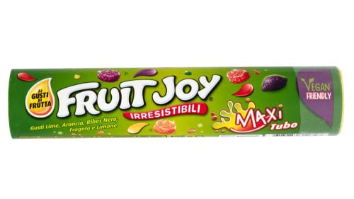 Nestlé Fruit Joy Weiche Bonbons mit Fruchtgeschmack Maxi-Tube von 125g Gummibonbons Nestlé Fruit Joy Weiche Bonbons mit Fruchtgeschmack Maxi-Tube von 125g Gummibonbons von Italian Gourmet E.R.