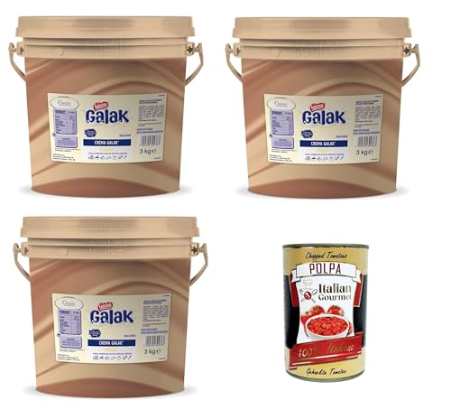 Nestlé Galak Professionale Crema al Cioccolato Bianco Professional Weiße Schokoladencreme - 3x3 kg+ Italian Gourmet Polpa 400g Nestlé Galak Professionale Crema al Cioccolato Bianco Professional Weiße Schokoladencreme - 3x3 kg+ Italian Gourmet Polpa 400g von Italian Gourmet E.R.