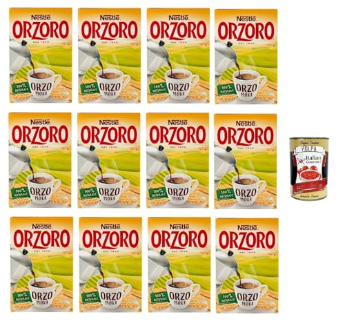 Nestle Orzoro Marconato per Moka Classico,Erdgerste für Moka, lösliche Gerste Getreidekaffee kaffee 12x 500 gr + Italian Gourmet poolpa 400g Nestle Orzoro Marconato per Moka Classico,Erdgerste für Moka, lösliche Gerste Getreidekaffee kaffee 12x 500 gr + Italian Gourmet poolpa 400g von Italian Gourmet E.R.