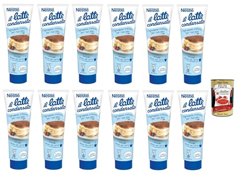 Nestlé il latte condensato Kondensmilch cremige Zutat für Desserts gesüßte konzentrierte Vollmilch, gluten free 12x 170g + Italian Gourmet polpa 400g Nestlé il latte condensato Kondensmilch cremige Zutat für Desserts gesüßte konzentrierte Vollmilch, gluten free 12x 170g + Italian Gourmet polpa 400g von Italian Gourmet E.R.