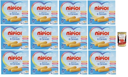 Nipiol Biscottini 6 Cereali, 12x 360 g + Italian Gourmet polpa 400g Nipiol Biscottini 6 Cereali, 12x 360 g + Italian Gourmet polpa 400g von Italian Gourmet E.R.