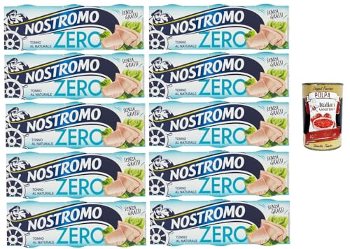 Nostromo Tonno Zero al Naturale Natürlicher Null-Thunfisch 10x 3x65gr + Italian Gourmet polpa 400g Nostromo Tonno Zero al Naturale Natürlicher Null-Thunfisch 10x 3x65gr + Italian Gourmet polpa 400g von Italian Gourmet E.R.