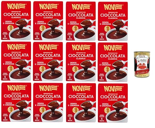 Novi Preparato per cioccolata classica Densa e Cremosa Zubereitung für klassische Schokolade, dichter und cremiger, 30 % fettarmer, glutenfreier Kakao 12x125gr+ Italian Gourmet polpa 400g Novi Preparato per cioccolata classica Densa e Cremosa Zubereitung für klassische Schokolade, dichter und cremiger, 30 % fettarmer, glutenfreier Kakao 12x125gr+ Italian Gourmet polpa 400g von Italian Gourmet E.R.