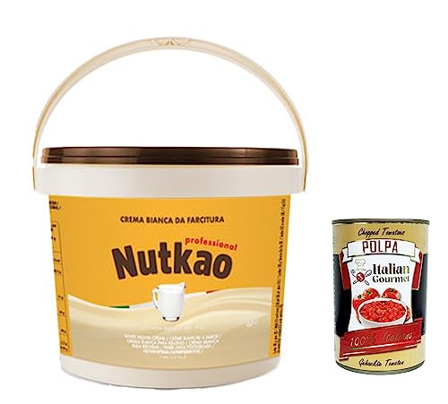Nutkao crema bianca weiße Creme Schokolade 6Kg Brotaufstrich Aufstrich + Italian Gourmet polpa 400g Nutkao crema bianca weiße Creme Schokolade 6Kg Brotaufstrich Aufstrich + Italian Gourmet polpa 400g von Italian Gourmet E.R.