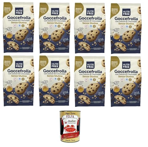 Nutrifree Goccefrolla con Gocce di Cioccolato mit glutenfreien Schokoladenstückchen 8x 300gr + Italian Gourmet polpa 400g Nutrifree Goccefrolla con Gocce di Cioccolato mit glutenfreien Schokoladenstückchen 8x 300gr + Italian Gourmet polpa 400g von Italian Gourmet E.R.