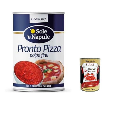 O' Sole e Napule Polpa pronto pizza O' Sole e Napule Polpa Fertigpizza gr. 4050+ Italian Gourmet polpa 400g O' Sole e Napule Polpa pronto pizza O' Sole e Napule Polpa Fertigpizza gr. 4050+ Italian Gourmet polpa 400g von Italian Gourmet E.R.