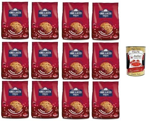 Ore Liete Perugina Rosso Di sera Biscotto integrale Con Melograno e Amarena Rot Abends Vollkornkeks mit Granatapfel und Schwarzkirsche 12x200gr + Italian Gourmet polpa 400g Ore Liete Perugina Rosso Di sera Biscotto integrale Con Melograno e Amarena Rot Abends Vollkornkeks mit Granatapfel und Schwarzkirsche 12x200gr + Italian Gourmet polpa 400g von Italian Gourmet E.R.