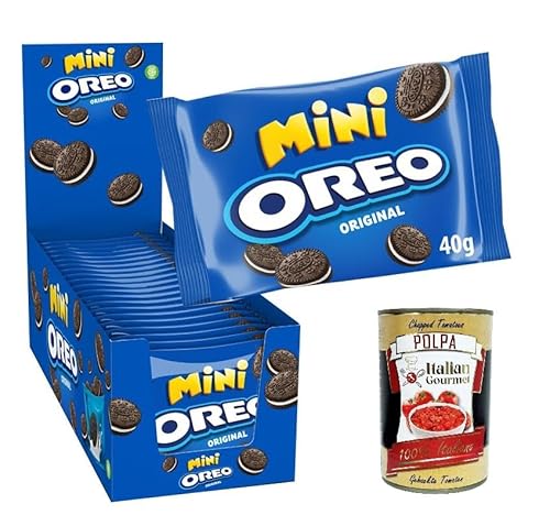 Oreo Kekse Mini Pocket-Box mit 20 Beuteln à 40 g + Italian Gourmet polpa 400g Oreo Kekse Mini Pocket-Box mit 20 Beuteln à 40 g + Italian Gourmet polpa 400g von Italian Gourmet E.R.