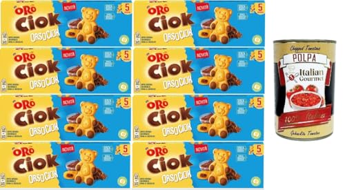 Oro Ciok Orso Ciok Weicher Snack mit Schokoladencremefüllung 8x150gr + Italian Gourmet polpa 400g Oro Ciok Orso Ciok Weicher Snack mit Schokoladencremefüllung 8x150gr + Italian Gourmet polpa 400g von Italian Gourmet E.R.