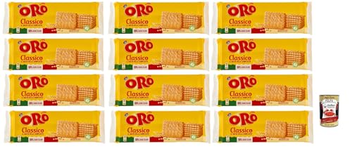 Oro Saiwa Biscotti Classici, Italienische klassische Kekse zum Frühstück, 100% italienischer Weizen, 12x 500 g + italian Gourmet polpa 400g Oro Saiwa Biscotti Classici, Italienische klassische Kekse zum Frühstück, 100% italienischer Weizen, 12x 500 g + italian Gourmet polpa 400g von Italian Gourmet E.R.