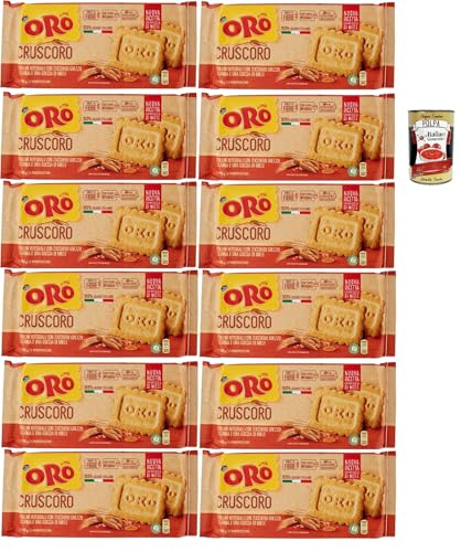 Oro Saiwa Cruscoro, kekse Kurzkurzbread mit rohem Rohrzucker und einem Tropfen Honig, 12x 400 g, cookies biscuits + Italian Gourmet polpa 400g Oro Saiwa Cruscoro, kekse Kurzkurzbread mit rohem Rohrzucker und einem Tropfen Honig, 12x 400 g, cookies biscuits + Italian Gourmet polpa 400g von Italian Gourmet E.R.