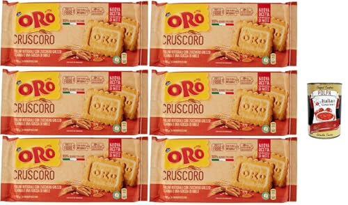 Oro Saiwa Cruscoro, kekse Kurzkurzbread mit rohem Rohrzucker und einem Tropfen Honig, 6x 400 g, cookies biscuits + Italian Gourmet polpa 400g Oro Saiwa Cruscoro, kekse Kurzkurzbread mit rohem Rohrzucker und einem Tropfen Honig, 6x 400 g, cookies biscuits + Italian Gourmet polpa 400g von Italian Gourmet E.R.
