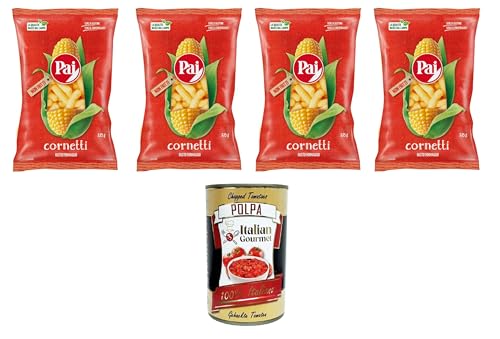 Pai I Cornetti Gusto Formaggio Cotti al forno Im Ofen gebackene Croissants mit Käsegeschmack 4x125gr + Italian Gourmet polpa 400g Pai I Cornetti Gusto Formaggio Cotti al forno Im Ofen gebackene Croissants mit Käsegeschmack 4x125gr + Italian Gourmet polpa 400g von Italian Gourmet E.R.
