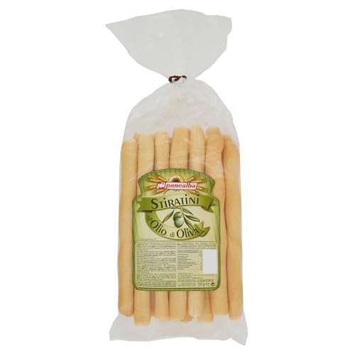 Panealba Stiratini Olio di Oliva Salziger Snack mit Olivenöl 150g Packung von Italian Gourmet E.R.