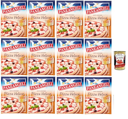 Paneangeli Lievito Istantaneo Pizza Veloce, Schnelle sofortige Hefe, istant hefe Mischung 12x 26g mit dehydrierter Bierhefe + Italian Gourmet polpa 400g Paneangeli Lievito Istantaneo Pizza Veloce, Schnelle sofortige Hefe, istant hefe Mischung 12x 26g mit dehydrierter Bierhefe + Italian Gourmet polpa 400g von Italian Gourmet E.R.