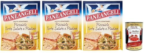 Paneangeli Lievito Pizzaiolo Torte Salate e Piadine istant hefe Mischung, Sofortige Hefe für herzhafte Kuchen und Piadine 3x 145 g + Italian Gourmet polpa 400g Paneangeli Lievito Pizzaiolo Torte Salate e Piadine istant hefe Mischung, Sofortige Hefe für herzhafte Kuchen und Piadine 3x 145 g + Italian Gourmet polpa 400g von Italian Gourmet E.R.