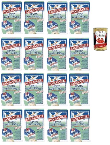 Paneangeli Lievito Vanigliato per Dolci - Vanille Hefe für Desserts - 16x Karton mit 10 Beuteln + Italian Gourmet polpa 400g Paneangeli Lievito Vanigliato per Dolci - Vanille Hefe für Desserts - 16x Karton mit 10 Beuteln + Italian Gourmet polpa 400g von Italian Gourmet E.R.