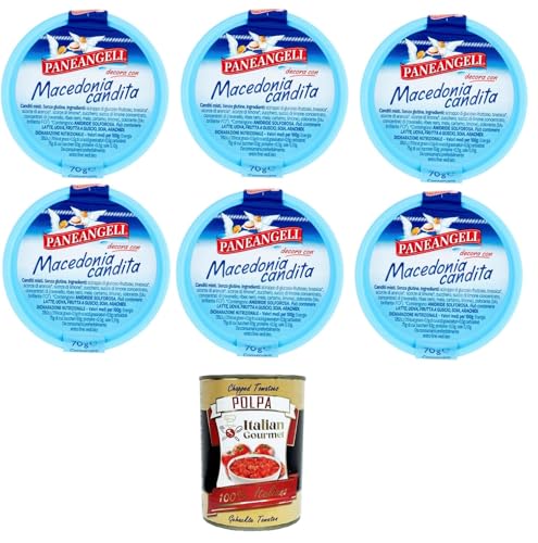 Paneangeli decora con macedonia candita mit kandiertem Obstsalat dekorieren 6x70 g + Italian Gourmet polpa 400g Paneangeli decora con macedonia candita mit kandiertem Obstsalat dekorieren 6x70 g + Italian Gourmet polpa 400g von Italian Gourmet E.R.