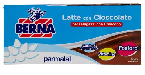Parmalat Berna Latte Con Cioccolato Milch mit Schokolade ( 3 x 200ml ) von Italian Gourmet E.R.