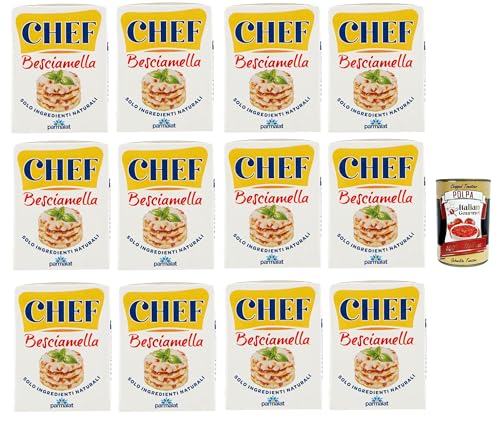 Parmalat Chef Besciamella Klassisches Bechamel Sauce zum Kochen 12x 200ml natürliche Zutaten bereit zum Kochen + Italian Gourmet polpa 400g Parmalat Chef Besciamella Klassisches Bechamel Sauce zum Kochen 12x 200ml natürliche Zutaten bereit zum Kochen + Italian Gourmet polpa 400g von Italian Gourmet E.R.