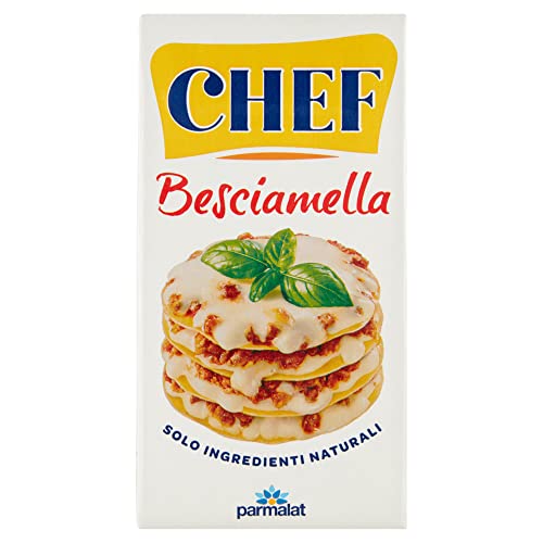 Parmalat Chef Besciamella Klassisches Bechamel Sauce zum Kochen 500ml natürliche Zutaten bereit zum Kochen von Italian Gourmet E.R.