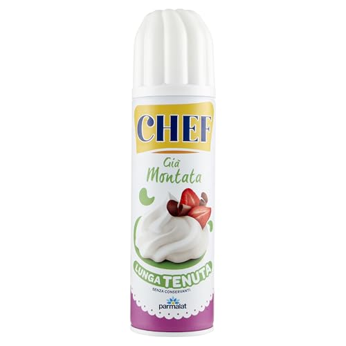 Parmalat Chef Panna Süßwaren Produkt auf Basis von Sahne Creme-Spray Sprühdose 250g,Schlagsahne Frei von Konservierungsstoffen + Italian Gourmet Polpa 400g Dose Parmalat Chef Panna Süßwaren Produkt auf Basis von Sahne Creme-Spray Sprühdose 250g,Schlagsahne Frei von Konservierungsstoffen + Italian Gourmet Polpa 400g Dose von Italian Gourmet E.R.