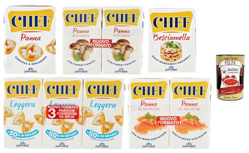 Parmalat Panna chef Sahne per cucinare Testpaket Kochcreme creme fur Koch, double cream for cooking 5 stuck + Italian Gourmet polpa 400g Parmalat Panna chef Sahne per cucinare Testpaket Kochcreme creme fur Koch, double cream for cooking 5 stuck + Italian Gourmet polpa 400g von Italian Gourmet E.R.