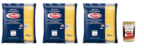 Pasta Barilla Spaghettoni Ristorante Nr. 7 italienisch Nudeln 3x 5kg pack + Italian Gourmet polpa Pasta Barilla Spaghettoni Ristorante Nr. 7 italienisch Nudeln 3x 5kg pack + Italian Gourmet polpa von Italian Gourmet E.R.