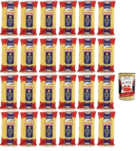 Pasta Divella nudeln 100% Italienisch N°70 Rosmarino, 24x 500g + Italian Gourmet polpa 400g Pasta Divella nudeln 100% Italienisch N°70 Rosmarino, 24x 500g + Italian Gourmet polpa 400g von Italian Gourmet E.R.