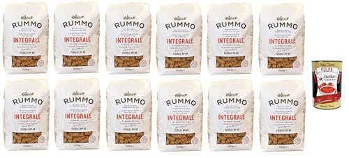 Pasta Integrale Fusilli N°48,Vollkornnudeln Nudeln Vollkorn Italienische Pasta 12x 500g + Italian Gourmet polpa 400g Pasta Integrale Fusilli N°48,Vollkornnudeln Nudeln Vollkorn Italienische Pasta 12x 500g + Italian Gourmet polpa 400g von Italian Gourmet E.R.