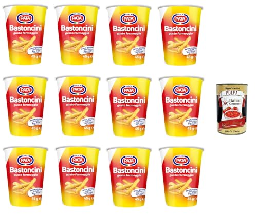 Pata Bastoncini Gusto Formaggio Sticks mit Käsegeschmack 12x 45gr + Italian Gourmet Polpa 400g Pata Bastoncini Gusto Formaggio Sticks mit Käsegeschmack 12x 45gr + Italian Gourmet Polpa 400g von Italian Gourmet E.R.