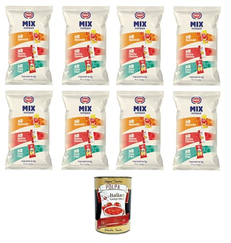 Pata Flowpack Mix: Die Klassiker – Sticks – Freely Chips 8x 150gr + Italian Gourmet polpa 400g Pata Flowpack Mix: Die Klassiker – Sticks – Freely Chips 8x 150gr + Italian Gourmet polpa 400g von Italian Gourmet E.R.