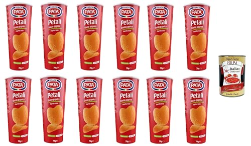 Pata Petali gusto paprica Blütenblätter mit Paprikageschmack 12x 70gr + Italian Gourmet Polpa 400g Pata Petali gusto paprica Blütenblätter mit Paprikageschmack 12x 70gr + Italian Gourmet Polpa 400g von Italian Gourmet E.R.
