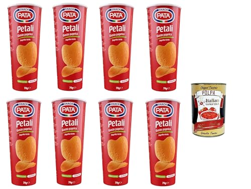 Pata Petali gusto paprica Blütenblätter mit Paprikageschmack 8x 70gr + Italian Gourmet Polpa 400g Pata Petali gusto paprica Blütenblätter mit Paprikageschmack 8x 70gr + Italian Gourmet Polpa 400g von Italian Gourmet E.R.